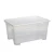 Import Home Use Convenient Multi-function with Lid Transparent Large Plastic Clothes Storage Box from China