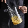 Home use kitchen heat-resistant glass measuring cup with graduated