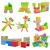 Import Hot new products for 2017 for children 50 pcs forest animal blocks kids wooden building block sets ASTM and EN71 Approval from China