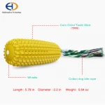 Hot Products Corn-Shaped Dog Bite Rope Toy Dog Teeth Cleaning Toy Pet Swimming Toys