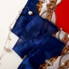Hot Sale 180*90 Cm Silk Scarves Custom Made Silk Red Scarf Shawl Printed New Silk Stain Scarfs For Women Stylish