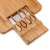 Import Hot Sale  Cheese Board Bamboo Bamboo Cheese Cutting Board Set With Cutlery from China