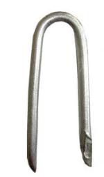 Hot sale hot dipped / electro galvanized U shaped nails  with low price