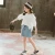 Import Hot sale Latest design new fashion children girl clothes sets boutique kids clothes from China