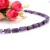 Import Hot Sale Natural  Cylinder Smooth  Gemstone  amethyst  beads Jewelry Accessories   bracelet necklace from China