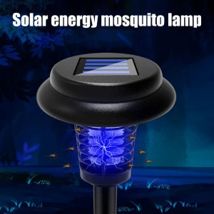 Hot sale Waterproof solar LED  Mosquito Killer LED Lamp Garden Lawn Pest Bug Zapper Light