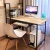 Import Hot Sale white/black desk top computer pc study desk computer desk with shelv from China