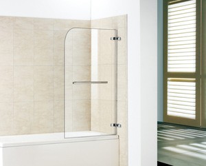 Hot sale zinc alloy shower doors enclosures fashionable custom clear glass shower screens