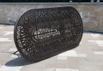 Hot sell outdoor leisure long table home furniture garden bistro patio restaurant balcony cast aluminum dining table