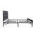 Import Hot Sell Popular Folding Furniture Twin Size Metal Bed Frame from China