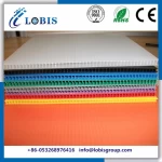 Hot sell pp corrugated plastic cardboard sheets