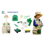 Hot selling 7pcs explorer toy set,deluxe outdoor explorer kit baby educational toys for kids