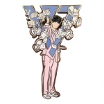 hot selling custom black nickel plating metal Kpop idol group BTS hard enamel lapel pin badge