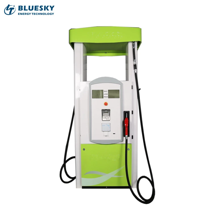 Hot Selling Four Lcd Display Double Nozzle Mini Fuel Dispenser with Receipt
