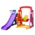 Import Hot Selling Plastic Material Children Indoor Slide and Swing for Kids Slide Indoor with Swing from China