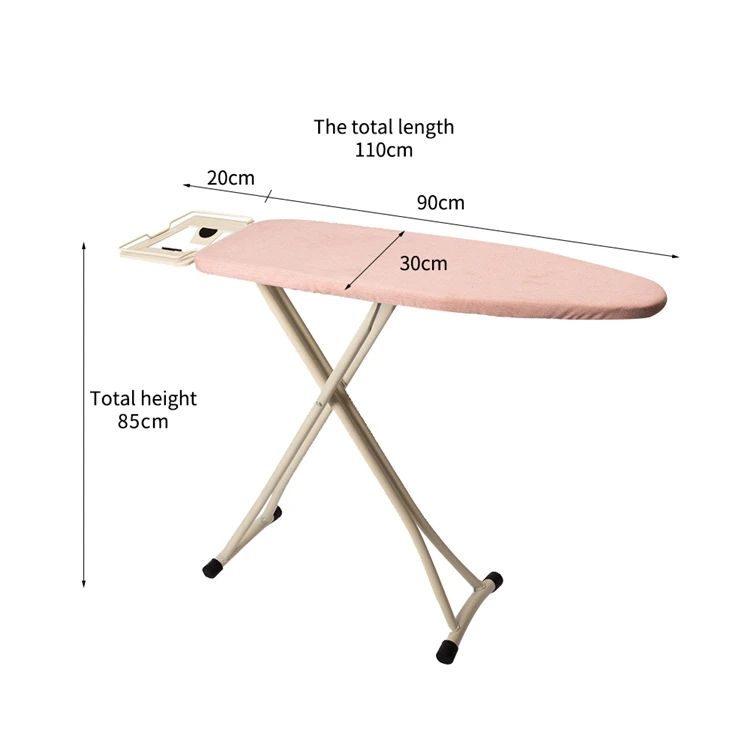 Hotel Compact Ironing Board Height Adjustable Folding Iron Rack Hotel Laundry Supplies Ironing Board