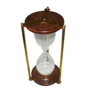 Hourglass modern design top selling sand time wooden home decorative Nautical sand timer