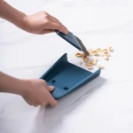 Household Cleaning Brush Set Mini Folding Broom And Dustpan Set Plastic Broom Handle With Broom Brush