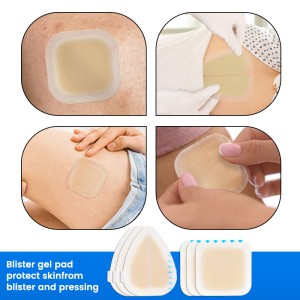 Hydrocolloid Dressing Pad Gel Plaster Blister Plaster for Foot Care