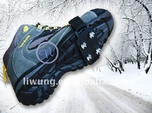Ice cleats for snow shoes