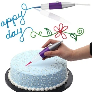 Icing air gun pen airbrush kit professional cake decorating tools for cake dessert cream decoration