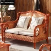 In stock Drop Shipping rattan red Sofa furniture with Cushion