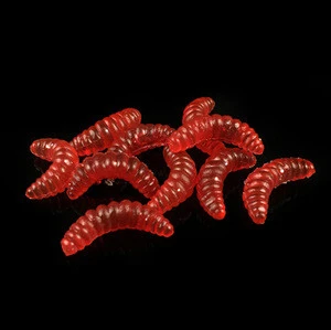 In Stock Factory Make China Supplier Soft Worm Fishing Lure Soft Maggot Worm