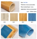 indoor childrens basketball sports rubber plastic floor l training venue roll pvc flooring Manufacturers direct sales