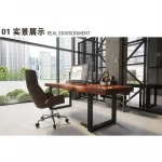 industrial office furniture , office table,office desk for stuff custom-made solid wood office table
