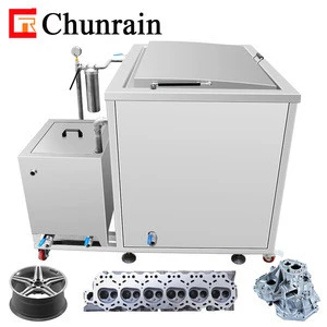 Industrial ultrasonic cleaner with oil filter system for spare parts engine hub CR-360G 135L 28KHZ 40KHZ