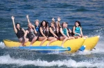 Inflatable flying banana boat, inflatable flying fish tube towable