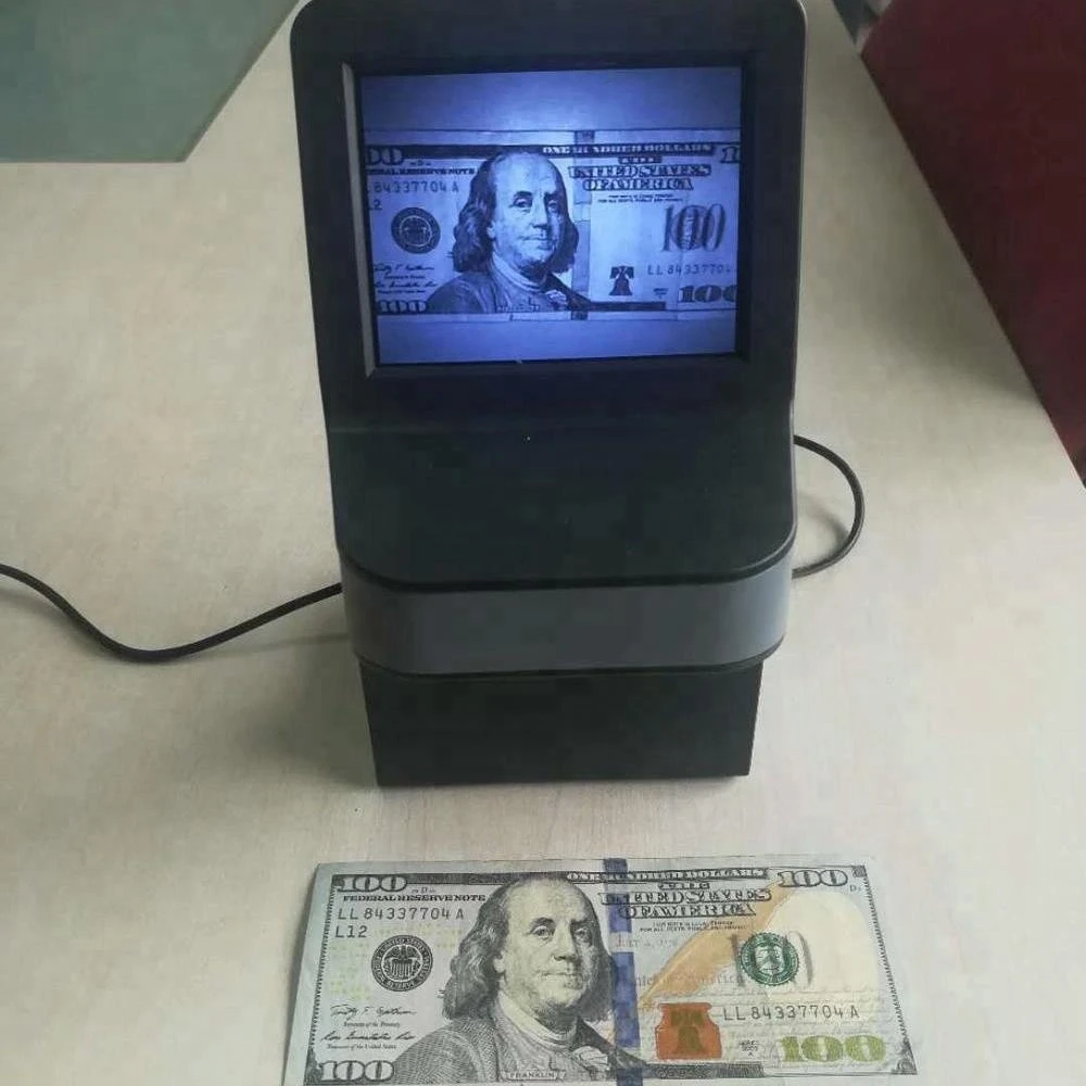 Infrared IR counterfeit banknote detector