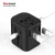 Import International Travel 3 USB Type C Quick Charger Adaptor with UK US AU EU Plug Socket AC Adapter Converter from China