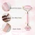 Import Jade Facial Vibrating Jade Roller Gua Sha Set Rose Quartz Face Roller Gua Sha Jade Roller for Face from China