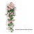 Import JD-N149 Wholesale rattan vine wall back drop hanging basket Wedding furniture table decoration wall rose artificial flower from China