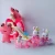 Import Kawaii rabbit amusement park children plush toys pretend play role plastic DIY set toy park scene from China