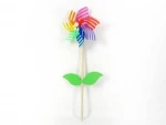 Kid windmill, rainbow color stripe windmill toy - GA031500