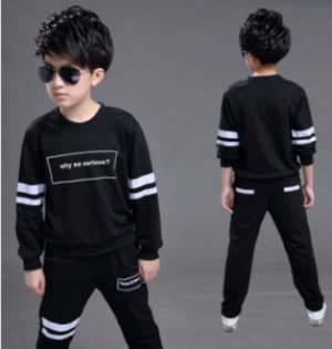 Kids Boys long-sleeved two-piece suit new children spring and autumn casual sports uniforms