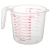 Import Kitchen baking tools and 250/500/1000ml high quality plastic measuring cup with scale from China