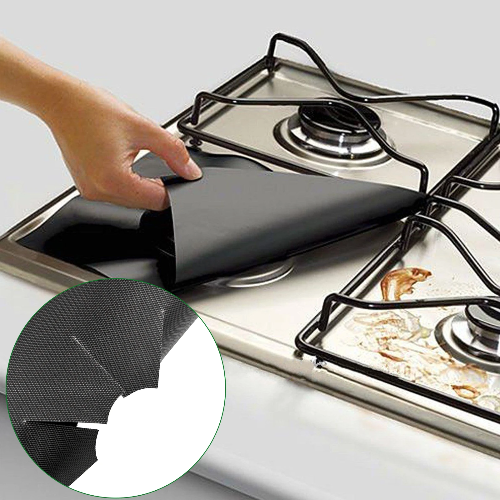 Kitchen Reusable and Non Stickable  stove protector cover liner gas stove protector