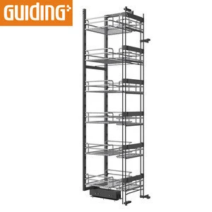 Kitchen Unit Racks Accessories Cupboards Soft Closing Pull Out Pantry Kitchen Cupboard Storage Organiser