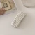Import Korea style handmade knitted woolen yarn hair clip drop shape rectangle design top BB  hair clip hairgrips for young girls from China