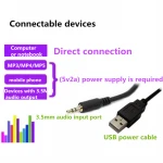Laptop and Desktop Computer Accessories Portable Usb 2.0 Wired Mini Speakers