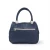Import Large-capacity denim blue ladies one-shoulder handbag can be cross-carried fashion casual mummy bag PU leather simple hand bag from China