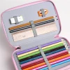 Large-Capacity full printing 3 compartment pencil case