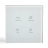 Latest Design Modbus 1/2/3/4/5/6/8 buttons Hotel Networked Touch Sensitive Light Switch