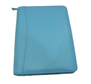 Latest Fashion Blue leather covers dairies , notebook journal , agendas