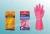 Latex Household Newly Natural Gloves for House Cleaning or Kitchen
