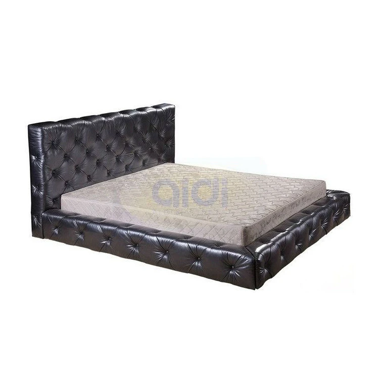 Leather bed,Bedroom Furniture Leather Bed,Classic Leather Bed for Sale