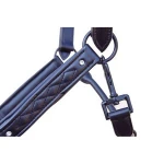Leather Halter With 8 Rhinestone Soft Padding.